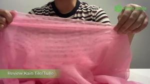 Kain Tulle Polos 0.5 Meter: Bahan Tulle Berkualitas