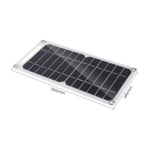 Solar Panel Charging 12V Portable Foldable Phone USB Charging Board Outdoor Power Bank 5V 100W Travel Charger for Home Use