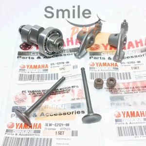 Paket Noken As mio sporty smile new soul Fino karbu Platuk klep Payung klep set Seal Sil Nouvo 5TL