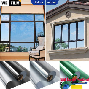 WEFILM Window Tinted Film Home One Way Film Tinted Privacy Window Film Anti UV Heat Control Reflective Tinted Window for Home