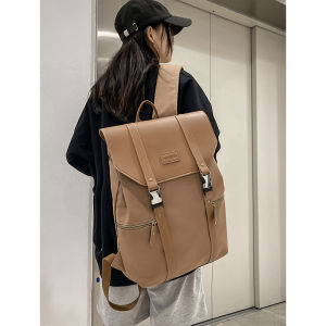 Túi Đeo Vai Vải Canvas Dung Tích Lớn Túi Du Lịch Thời Trang Túi Học Sinh Túi Đựng Máy Tính 16 Inch Túi Đeo Vai Đôi Phong Cách Cổ Điển