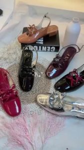 AG38 Sandal High Heels Aesthetic Untuk Remaja Cewe Sendal Hils Jinjit Wanita Korean Style Lebaran Kondangan Wisuda Cantik Elegan Mewah Kece Bridal Shoes Hak Tahu 3cm Cewek