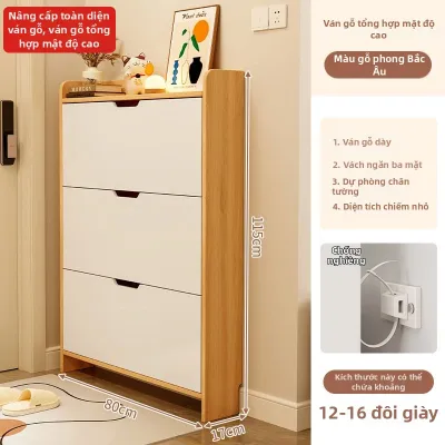 Tủ Giày Siêu Mỏng Tiết Kiệm Không Gian Dung Lượng Cao