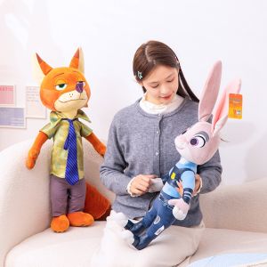 Disney Nick Wilde Rabbit Judy Hopps Plush Toys Doll Movie Zootopia Plush Cute Soft Stuffed Animals Toys Children Gift for Kids