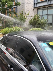 17.5M Garden Hose Reels Water Pipe Car Portable Shelf Bracket Household High Pressure Car Wash Storage Pipe Roll Rack