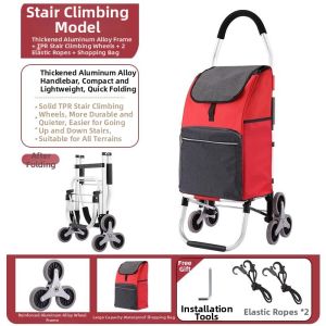 XUANJI | Portable Folding Shopping Cart