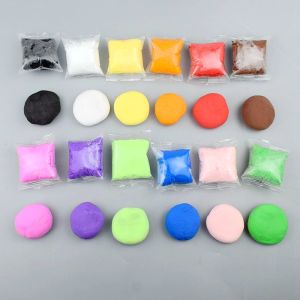 Colorful Snowflake Clay Board Filling Color Pearl Foam Clay Super Light Clay Childrens Playdough Kindergarten Handcraft