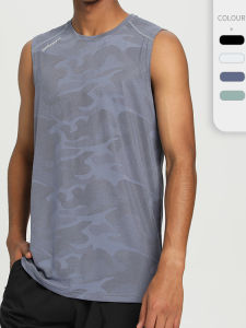 Lulu Mens Loose Fit Sports Vest Sleeveless Quick Dry Training Fitness Clothing Basketball Workout Shirt Summer Running