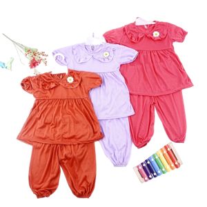 ALISA - Setelan Anak Daisy Lucuna Mix Warna/ Setelan Anak Perempuan size 0-3 Tahun