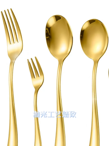 MIZONA 24pcs Tableware Spoon Fork Knife Stainless Steel Kitchenware Cutlery Set Peralatan Makanan Sudu Dan Garpu Set