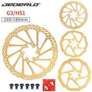 G3/HS1 160mm 180mm MTB Bike Bicycle Brake Rotor Gold Brake Disc High Strength 6 Hole Stainless Steel Mountain Bike Accessories