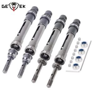 Steel CVD Front Rear Drive Shaft Set for 1/10 Traxxas Slash 4X4 Slash Rustler VXL Stampede 4X4 VXL Car Upgrade Parts