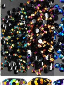 เพชรอะคริลิก 5 มม. หัวเหลี่ยมด้านล่างแบน 20 ชิ้น 14 แฉก ติดโทรศัพท์มือถือ DIY ทำมือ เครื่องประดับแฟชั่นใหม่