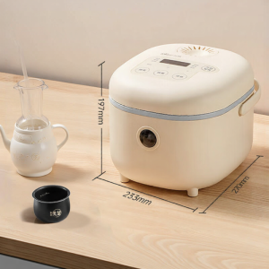 Bear | Mini Rice Cooker Bear 2L ไฟฟ้า 2-3 คน ขนาดเล็ก หม้อต้มข้าวอัจฉริยะ หม้อต้มข้าวแบบตั้งเวลา หม้อต้มข้าวแบบมีฟังก์ชันหลายอย่าง 4003