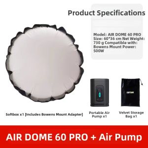 Deep Parabolic Softbox Light Support 60cm 500W
