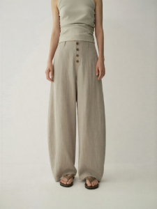 INSIS FEMME | Simple and Literary Tencel Casual Trousers