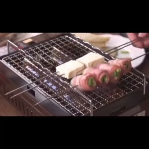 BBQ Griller Butane Stove Portable Butane Gas Stove (Dual Use) Charcoal Stove Multifunctional Dual-Purpose Barbecue Stove