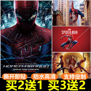 Spiderman Poster Marvel Hero Return Paper Wall Decal Student Dormitory Decor Self Adhesive Modern Minimalist Bedroom Artwork