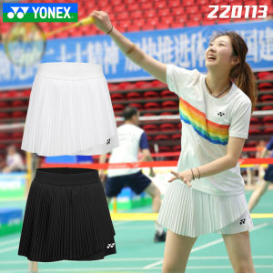 กระโปรงแบดมินตัน YONEX 2025 ฤดูใบไม้ผลิและฤดูร้อน กระโปรงจีบระบายอากาศได้ดีป้องกันการสัมผัสแสง เสื้อผ้ากีฬาสำหรับผู้หญิง