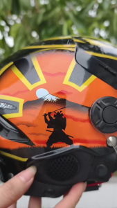 Mũ bảo hiểm KLT TigerJet 1/2 K6 chính hãng tặng kèm túi rútbộ tem KYT và khăn trùm đầu