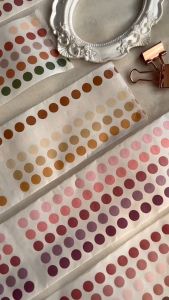 BloomingYourDays Stiker Dot Roll Bulat Sticker Gulungan Lingkaran Murah Lucu Aesthetic Dekorasi