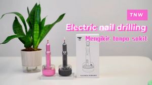 TNW PN8: Alat Kikir Kuku Elektrik Portable & Nail Drill Polisher Wireless