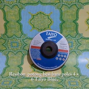Resibon Potong Besi Batu Poles 4 X 6 Taiyo Blue