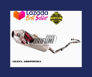 Knalpot Racing Norifumi Rocket 4 crf klx dtracker wr 155 Super motor Sangat bertenaga Standar Boreup
