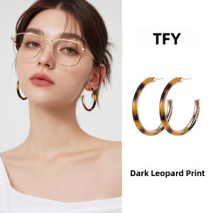 TFY | Vintage Melanoid Leopard Earrings