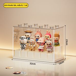 WEIAI | Kệ Trưng Bày Mica Trong Suốt cho Đồ Sưu Tập