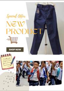 Primary School Uniform Long Pant (Blue)