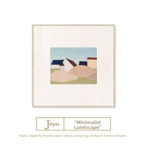 Coastal Nordic Small Crowd Modern Square Combination Bohemian Style Hanging Picture