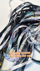 Dây Giày Đen Trắng Cao Cấp Phù Hợp Với Mọi Mẫu Giày - Dây Giày Thể Thao