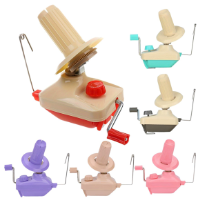 Manual Wool Ball Winder for Winding Yarn Skein Thread and Fiber Hand Operated Swift Wool Yarn Winder for Knitting and Crocheting