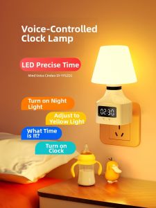 AI Voice Controlled Night Light Bedroom Use