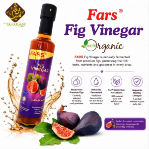 Fars Fig Vinegar / Fig Vinegar / 375ml / Organic / High Quality / Cooking Vinegar