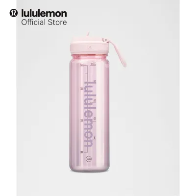 lululemon Back to Life Clear Bottle 24oz - Straw Lid