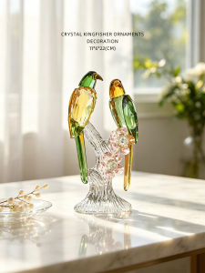 Luxury Creative High-End Crystal Magpie Home Decor Ornament