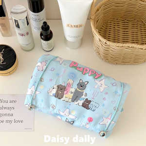 Original Star Little Dog Detachable Makeup Bag Womens Portable Four-In-One Travel Toiletry Bag Large Capacity Storage Bag