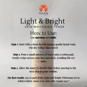 Mon Belle Light & Bright Skin Whitening Toner
