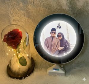 Kado Lampu Cermin Foto LED Hadiah ulang tahun kado anniversary kado wisuda unik kado sahabat murah kado teman unik kado pacar murah lampu hias akrilik kado pernikahan unik untuk kenang kenangan lampu hias lampu hias lampu tidur aesthetic kado bestie cewek