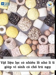 [Giá hủy diệt] Combo vật liệu lọc cao cấp Yee Tạo hệ Vi Sinh Trong Bể Cá Có Sẵn Túi Lưới Đựng Vật Liệu Lọc