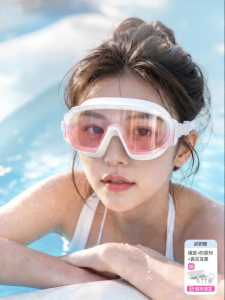 INRT | Degree Near-Sighted High-Definition Waterproof Fog-Resistant Large Frame Womens Swim Goggles Set