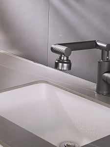 ก๊อกน้ำซิงค์ แบบตั้ง ปรับได้ 3 ระดับ หมุนได้360 ° ตัวเครื่องทองแดงหนาเต็ม (จัดส่งจากประเทศไทย)