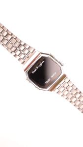 TJS JAM TANGAN PRIA WANITA DIGITAL HUSH PUPPIES RUBBER ELEKTORNIK TOUCH MAGNET LED HP010