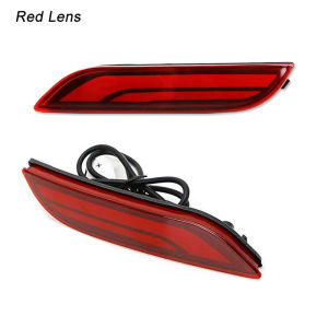 2PCS LED Bumper Reflector Lights For Toyota Camry Tail/Brake Rear Fog Lamps and Dynamic Turn Signal Light 12V 2018-2024