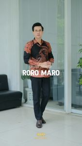 Kemeja Batik Pria Slimfit Motif RORO MARO Lengan Panjang Pendek Premium Bahan Katun Furing Solo