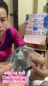 Mặt nạ thở cho bình oxy mini cầm tay và các loại máy thở tại nhà