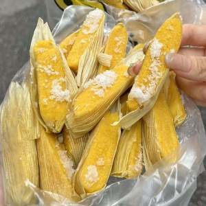 Handmade Corn Cake Sichuan Style Coarse Grain Breakfast Pastry Fresh Corn Taro Cake Traditional Chinese Snack 500g Pack
