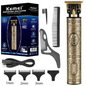 Kemei | Kemei KM-700D Professional Hair Clipper Barber Hair Trimmer for Men Retro Buddha Cordless Edge Electric Hair Cutting Machine